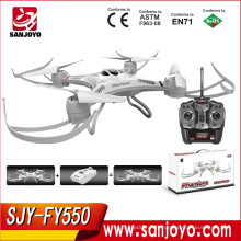 SJY-FY550 2.4G 4CH Racing Quadcopter Modo Headless Drone profissional com brinquedos de controle remoto de câmera HD 2.0MP